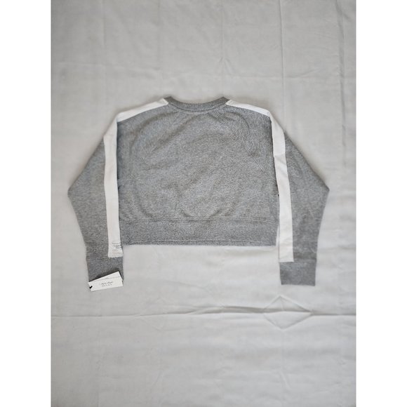 Calvin Klein Performance Womens Gray Heather Crop Pullover Sweatshirt Medium NWT - Picture 6 of 16